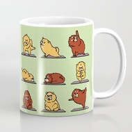 Chow Chow Yoga Cute Ceramic Cup