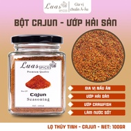 Cajun powder for marinating seafood - Cajun - 200ml glass jar - Asian and European standard spices