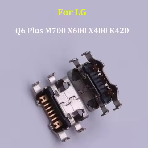 10-50Pcs Micro Jack For Q6 Plus LG Q6 Plus M700 X600 X400 K420 USB Charging Dock Plug Charger Port C