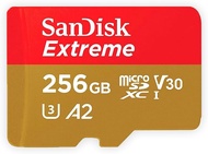 SanDisk 256GB Extreme MicroSDXC UHS-I Memory Card - C10 U3 V30 4K A2 Micro SD - SDSQXA1-256G-GN6MN