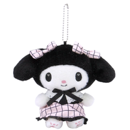 Sanrio - My Melody 格子裙款 毛公仔吊飾 掛飾 [平行進口]