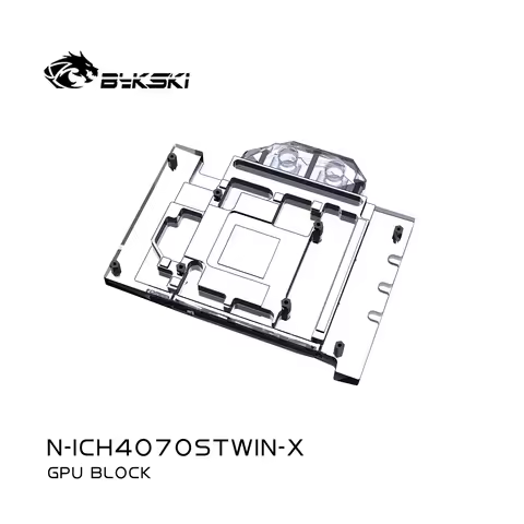 Bykski N-ICH4070STWIN-X GPU Water Block for INNO3D RTX 4070 SUPER TWIN X2 RTX4070TI ICHILL X3 Video 