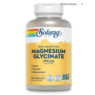 Solaray High Absorption Magnesium Glycinate 350 mg.