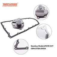 TRANSPEED JF017E Auto Transmission Oil Filter 31728-29X0A & Oil Pan Gasket for ALTIMA ELGRAND MURANO
