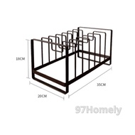 Kệ Gác Vung Nồi Giá Gài Vung Xoong Thép Nâu Sơn Tĩnh Điện 97Homely Kệ Để Gầm Bếp Kệ Xoong Nồi Bát Đĩ