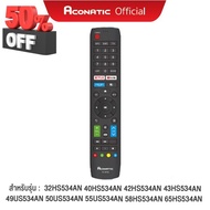 Aconatic รีโมททีวี รุ่น RC-NF02 ใช้สำหรับ สมาร์ททีวี (NetflixTV) Series.534 32HS534AN 40HS534AN 42HS534AN 43HS534AN 50US534AN 55US534AN 65US534AN #รีโมททีวี  #รีโมทแอร์  #รีโมท #รีโมด