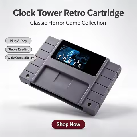 Link 005 Clock Tower for SNES Card 19 Kinds 16-Bit Game Cartridge USA/EUR Video Game Console Games F
