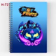 XO BLOX FRUITS spring notebook (many beautiful models) - 200 A6 pages