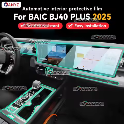 For BAIC BJ40 PLUS 2025 Car Panel Film Dashboard Protective Sticker Interior Screen Anti-Scratch Fil
