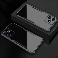 OPPO A5 Pro/OPPO A3X Model Shockproof Case Colored Edges Clear Back A3X 5G/OPPO A3 5G/4G