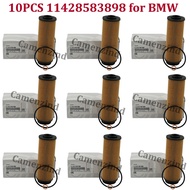 10Pcs for BMW B58 Engine Oil Filter Element 11427826799 11428583898 11427788460 for BMW F20 E80 G12 