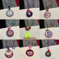 手工制飾物/頸鏈/掛飾/手繪／刺繡