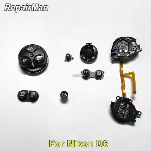 D6 Recording Button D6 ON OFF Button D6 AF-ON Button D6 ISO Button D6 Mode Dial BKT Button Top Cover