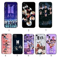 iPhone 11 11 Pro Max 12 Mini XR XS Max Anime1 BTS Soft black phone case