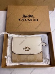 coach女士短款錢包零錢包