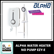ALPHA WATER HEATER EZY-E NO PUMP WITH ADJUSTABLE SHOWER HEAD &amp; HOLDER
