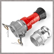 [M G L O] Fire Hose Nozzle,2In NPSH HeavyDuty Industrial Fire Hose Constant Flow Fog Nozzle with 2Pc