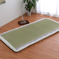 日本池彥IKEHIKO 日本製天然無染藺草除臭涼蓆墊子-88×180cm(4色)-灰色