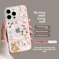 YOUSIDUN | Vỏ Ốp Điện Thoại Bao Phủ Toàn Bộ Trong Suốt Từ Tính cho Apple iPhone 17 Pro Max 17 16 Pro
