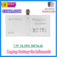 G3HTA027H DYNR01 Laptop Battery for Microsoft Surface Pro 4 Pro4 1724 12.3" Series Tablet DYNRO1 G3H
