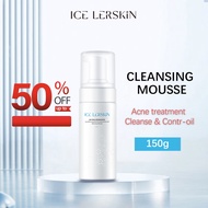 ICE LERSKIN Amino Acid Gentle Anti-Acne Cleansing Mousse Salicylic Acid + Niacinamide