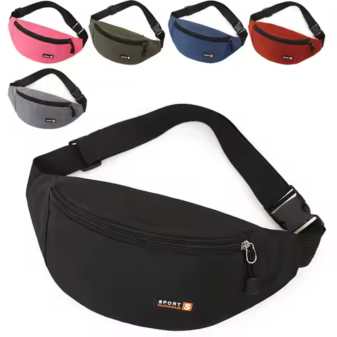 Universal Sport Belt Bag for Men Women Belt Bag Waterproof Waist Bag Gym Jogging Cycling Running Bag