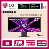LG - 39 吋 39GX900A-B UltraGear WQHD OLED 240Hz 0.03ms USB-C HDMI 2.1 Curved 弧形Gaming 遊戲顯示器 (行貨3年保養)