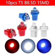 【Ready Stock】10pcs Mentol Lampu Kereta T5 LED Bulbs B8.5D 1SMD Led Meter Car Interior Light Meter Ga