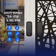 Solity GA-65B & GD-65B Smart Gate Locks: Effortless Dual Gate Security