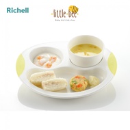 Richell 3-compartment Weaning Tray Is Convenient, Suitable For Japanese-Style Snacks Or Genuine BWL - Little Bee