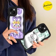 HITAM Softcse Wave/Wave Black Full Silicon [GLH 24] For VIVO/0PP0 - CASE Wave Black CASE Wave - CASE