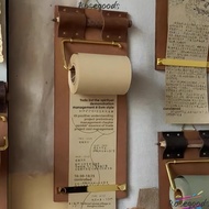 ROSEGOOD Vintage Clipboard, Refillable Kraft Paper Roll DIY Crafts Kraft Notebook Set, Handmade Retr