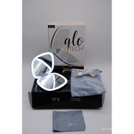GLO TECH LED COMPACT Magnifying Small Mirror 1X & 10X Travel 4” *White Or Black* PCOS