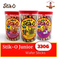 Stik-O Junior Wafer Stick (380g) Chocolate,Strawberry and Ube flavor