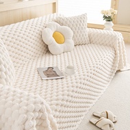 Ins Winter Plush Sofa Cover Cloth Winter Style Warm High-End Sofa Towel Sofa Cover Sofa Blanket 2024