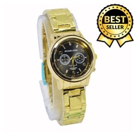 Michael Kors 2 Chrono Limited Edition Black Dial Watch For Women(Gold)
