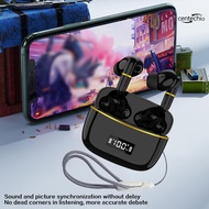 In-Ear BT Headphones Wireless Charging Compatible Dual LED Display For Gym Workout