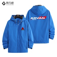 Advan Car Modification Wheel Hub Cap AD08R Tire YOKOHAMA AD09 Jacket Coat Outerwear Polyester Elasti