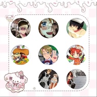 Funny-H-hetalia World Stars-S Badges Tinplate Soft Button Pin Brooch Metal Badge Custom Jewelry Acce