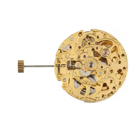 25.5mm 21,600bph 3-Hand Hollow Automatic Mechanical Watch Movement for Miyota 8205 8215 Watch Repair