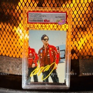 [Baozhen] China F1 Rider Zhou Guanyu Autographed Photo 10cm Promotional Photos Give Friends Gifts Co