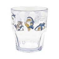 貓福珊迪 - 日本製 Mofusand杯水杯咖啡杯小杯 貓福珊迪 鯊魚貓 Acrylic Mug 300ml 兒童安全杯 (Style A)平行進口