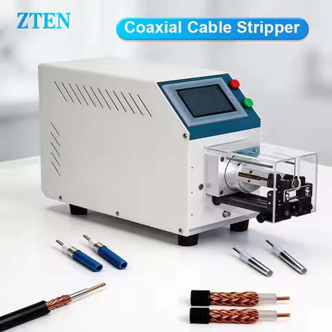 Machine 9 Layers Stripping Semi-Automatic 1-7mm² Coaxial Cable Stripping Machine 9 Layers Strip Stri