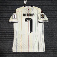 🤩必備足球球衣🤩 收藏級賽場同款2022卡達世界盃日本隊客場7號三笘薫MITOMA球員版透氣速乾足球服 | Japan 2022 Qatar World Cup Away No.7 Kaoru Mit