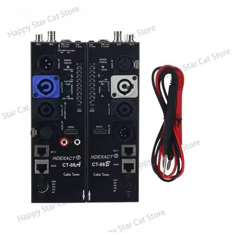 Hdaudio Ct-78(a)/ct-88a Sender & Ct-78(b) /ct-88b Receiver Audio / Rj45 Cable Tester Kit For 16 Type