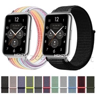 [HOT JUXXKWIHGWH 514] สายไนลอนคุณภาพสูงสำหรับ Huawei Watch Fit 2 /Fit Sport Woven Band Bracelet อุปกรณ์ทดแทน