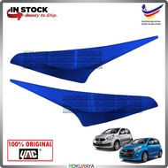 [B77 ELECTRIC BLUE] Perodua Myvi ICON ABS Plastic Car Head Lamp Eye Lid Brow Cover Original Car Acce