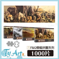 Tongyang Art Online Shopping F & G Banner Puzzle Wide Version 1,000 Pieces Complete Size 98x34cm 4 S