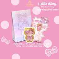 Iridescent Au 999.9 Pure Gold Hello Kitty Gold Bar (0.2g)-50th Anniversary from Trio Family-2025 Glo