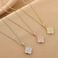 Titanium stainless steel clover necklace blink necklace N7